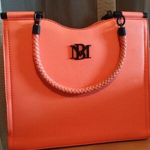 NWOT Badgley Mischka Coral Handbag